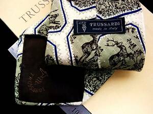 !Nr1233* beautiful goods * Trussardi [ deer * horse *..] necktie *