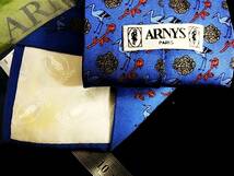 ♪№ｒ1174◆美品◆【入手困難】世界限定品アルニス「鶴・鳥・薔薇バラ花」ARNYSのネクタイ_画像2