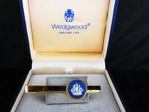 *N1439*# хорошая вещь # Wedgwood [ Gold ][ судно ] # галстук булавка!