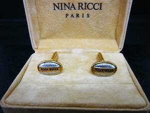 ◎№2022◎■良品■ニナリッチ【NINA RICCI】【シルバー・ゴールド】■カフス