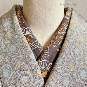 綿の刺繍半衿 ドイリー