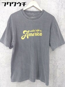 ◇ BEAUTY & YOUTH UNITED ARROWS × GOOD ROCK SPEED プリント 半袖 Tシャツ カットソー ダークグレー レディース 1002802169878