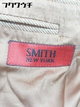◇ SMITH NEWYORK スミスニューヨーク シングル 3B 長袖 テーラードジャケット サイズ52 ベージュ ブラウン メンズ 1002798457218_画像4