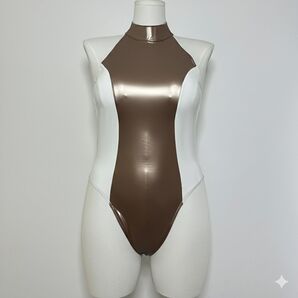 【XLサイズ】ハイレグ レオタード コスプレ 水着 RQ レースクイーン 超光沢 体操服 仮装 イベント 撮影会 コスチューム