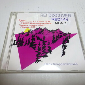 即決 CD-R盤/RE!DISCOVER「ブラームス:交響曲第4番」クナッパーツブッシュ RED144