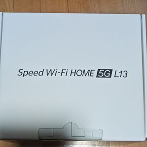 Speed Wi-Fi HOME 5G L13 ZTE ホワイト ホームルーター