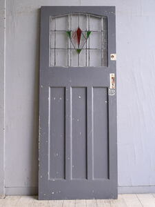 Англия античный витражное стекло ввод из дерева дверь дверь двери 9780