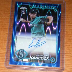 2024 Topps Chrome Emerson Hancock auto /150シリ エマーソン・ハンコック 直筆サイン