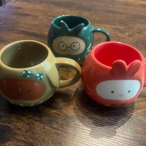 スターバックス マグだるま3(赤・抹茶・緑) 237ml