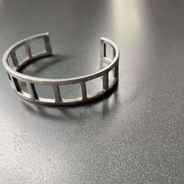 GUCCI グッチ ヴィンテージ シルバー 925 バングル ブレスレット SV925 アクセサリー