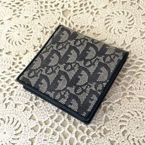 クリスチャンディオール 二つ折り財布 オブリーク