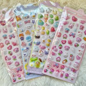 3Dシール4枚セット*