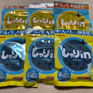 カバヤ しゃりinグミ さわやかソーダ、さわやかレモン 各52g × 3個