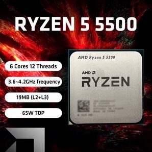 AMD Ryzen 5 5500 CPU 6コア12スレッド 3.6-4.2GHz