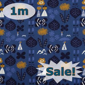 40%OFF国産シーチング Kippisキッピス北欧テキスタイル Juni 1m