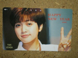 utida* Uchida Yuki HAPPY NEW YEAR 1995 телефонная карточка 