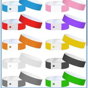 リストバンド 使い捨て 10色 1000枚