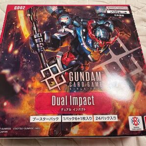 ガンダムカードゲーム GD02 Dual Impact デュアルインパクト テープ付き 1BOX ボックス ブースターパック 新品