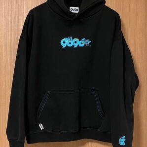 希少 美品 9090 ナインティナインティ パーカー 原因は自分にある げんじぶ コラボ フーディー 黒 ブラック 完売 限定