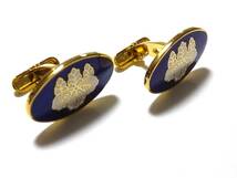 希少　迎賓館　守衛　カフスセット　五七桐花紋　赤坂離宮　the State Guest House GUARD cuff links Akasaka Palace_画像6