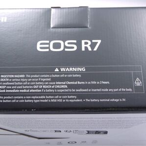シャッター回数1000回以下 4月8日購入 メーカー保証 ほぼ新品同様 Canon EOS R7 ボディ