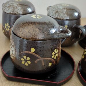 ★和食器★茶碗蒸し器★茶碗蒸し★蓋付き煮物椀★5客セット