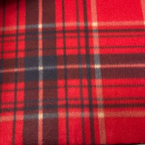 チェック柄フリース生地