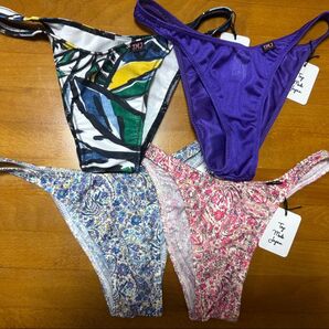 ユニセックス ノーシーム ハーフバック 4枚セット 下着