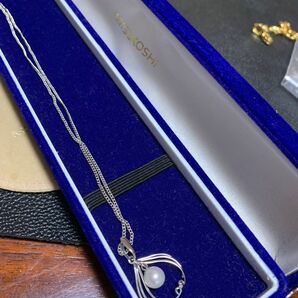 パール ネックレス SILVER刻印あり銀製品