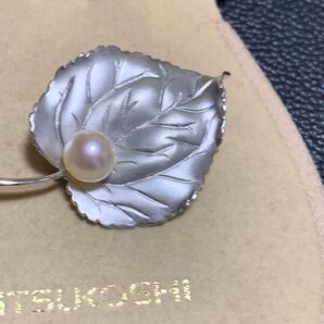 あこや真珠ブローチ SILVER銀製品大きめ