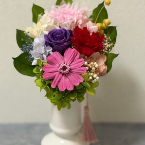 プリザーブドフラワー御供えの花