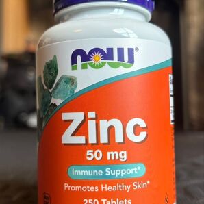 NOW Foods Zinc 50mg 250粒 亜鉛 サプリメント