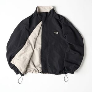 2way リバーシブルナイロンドローコードショートブルゾン