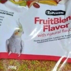 ズプリームフルーツブレンドオカメインコ 200g