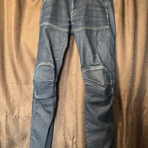 G STAR RAW 加工デニムパンツ 濃紺 サイズS