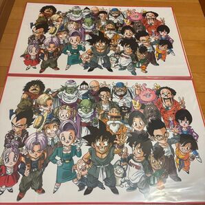 一番くじ DRAGON BALL 40th ~其之一~ C賞 40周年記念 見開きビジュアルボード 2点セット