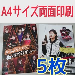 チラシ ガールズリミックスinハロウィンパーティー エージェント美浪 フライヤー 仮面ライダー 東映特撮ファンクラブ