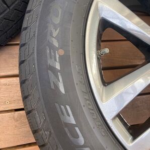レクサスNX 225/60 R18 バージョンL純正アルミホイールスタッドレスタイヤ ピレリ バリ山美品!9部山!引取り希望 特典