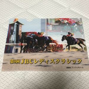 JRA アンジュデジール JBCレディスクラシック クリアファイル 2019年 京都競馬場イベント抽選品 京都競馬場限定