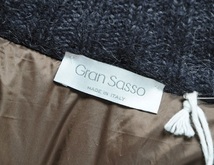 新品14万【GRAN SASSO グランサッソ】極上の素材と拘りのデザインで洒脱な佇まいを作り上げる/アルパカウールニットダウンジャケット50/B_画像8
