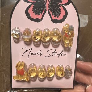 ネイルチップ ボンボンドロップシール くまのプーさん