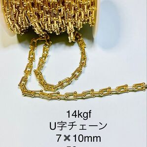 NO.C23★14kgf U字チェーン 50cm