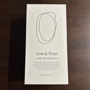 now&than ナウアンドダン スカルプ ヘア シャンプー 大容量 500ml