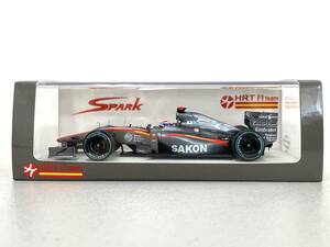 ＜未使用＞ MINIMAX ミニマックス　Sparkmodel スパークモデル　1/43　HRT F1-10 ｎ°20 Belgium GP 2010 ベルギー グランプリ