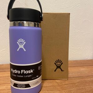 新品Hydro Flask 16oz 473ml Wide mouth Lupine 水筒 ハイドロフラスク キャンプ アウトドア