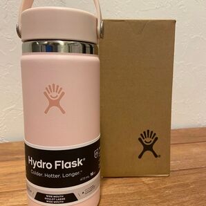 新品Hydro Flask 16oz 473ml Wide mouth Trillium 水筒 ハイドロフラスク アウトドア