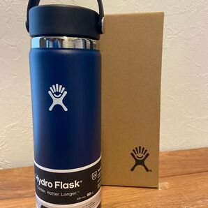新品Hydro Flask 20oz 591ml Wide mouth INDIGO 水筒 ハイドロフラスク キャンプ アウトドア