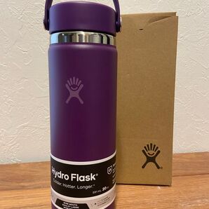 新品Hydro Flask 20oz 591ml Wide mouth Beachplum 水筒 ハイドロフラスク アウトドア