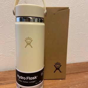新品Hydro Flask 20oz 591ml Wide mouth COCONUT 水筒 ハイドロフラスク アウトドア