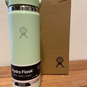 新品Hydro Flask 20oz 591ml Wide mouth ALOE 水筒 ハイドロフラスク キャンプ アウトドア